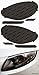 Lamin-x Custom Fit Gunsmoke Headlight Covers for Porsche Panamera (14-16)