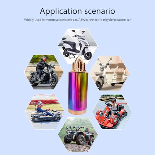 Colorful Subwoofer Double Speakers with LED Light Effect for Enhanced Ridings for Motorcycle Electric Vehicle Outdoor