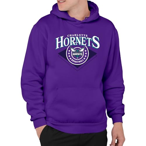 Junk Food NBA - Charlotte Hornets Court Classic Adult Hoodie Purple