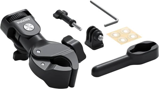 Insta360 Soporte para manillar de moto original – abrazadera resistente – X5 X4 Ace