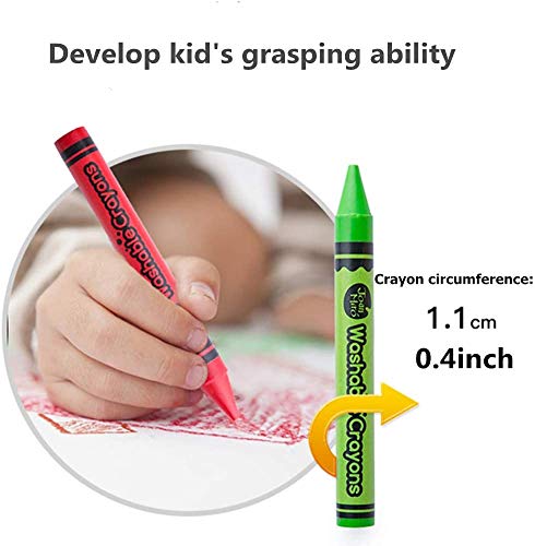 画材Jar Melo ジャーメロ　無毒の洗えるクレヨン 36色 Amazon.co.jp: Jar melo ジャーメロ無毒の洗えるクレヨン 36色学校