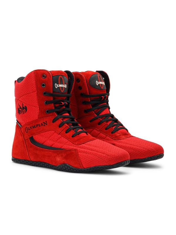 10 FINGERSSuede Leather Olympian Series High Ankel Shoes for Gym