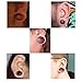 Oyaface 2PC Saddle Plugs Natural Wood Ear Gauges Tunnels Stretcher Set Concavity Wood Style B 00G