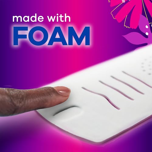 Always Radiant Feminine Pads for Women, Flexfoam Pads with Wings, Size 5, Extra Heavy Overnight Absorbency, Lightly Scented, 26 Count (Packaging May Vary) - Image 6