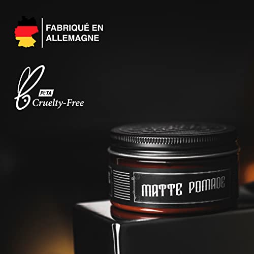 Pommade capillaire mate finis les cheveux gras fixation forte 100ml - 4