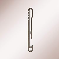 Vista 4 de Multifunctional Titanium Alloy EDC Keychain, Outdoor Key Pocket Clip, Quick Draw Keychain with Bottle Opener Design