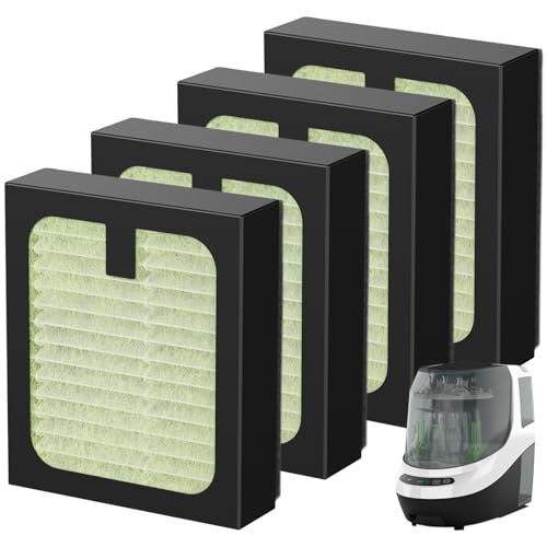 Image of 4 Pack HEPA Filter Replacement for Baby Brezza Baby Bottle Washer Pro, High Performance Filtration for Air Cleaner Dust