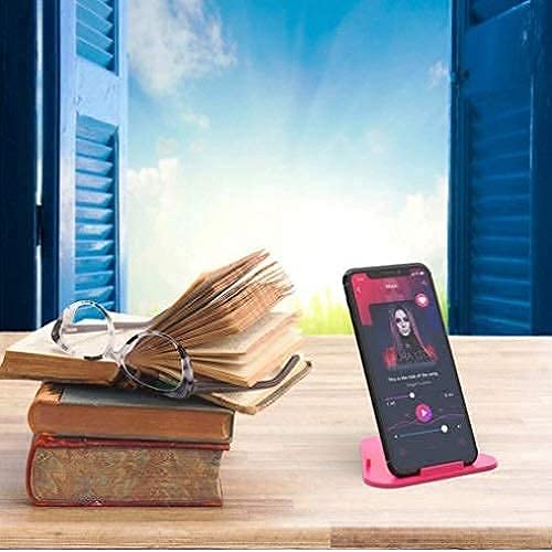 Image of Kelso Universal Portable Three-Sided Pyramid Shape Mobile Phone Holder Stand - Anti-Slip Triangle Design Desktop Stand for Smartphones - Lightweight Phone Stand (Pack of 5)