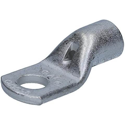 10 Stück Cembre A7-M8 Rohrkabelschuh 35mm² M8 unisoliert aus Kupfer verzinnt Cover