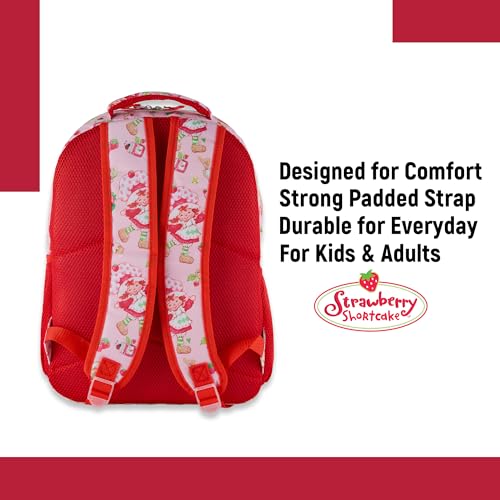 Strawberry Shortcake Allover Design Backpack, Blueberry Muffin, Durable and Stylish Backpack for School, Travel, or Everyday Use (Pink)2