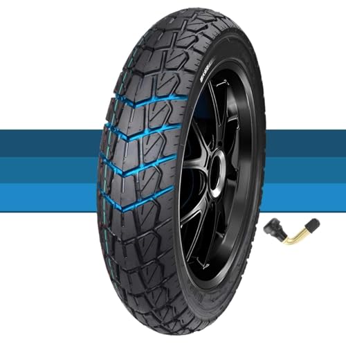 90/90-12 Scooter Tire Street Tire Tubeless | 90/90/12 54J Replacement Dirt Bike Tires for Front or Rear Wheel | Fits on 12 Inch Rim | All-Terrain All-Season Tires