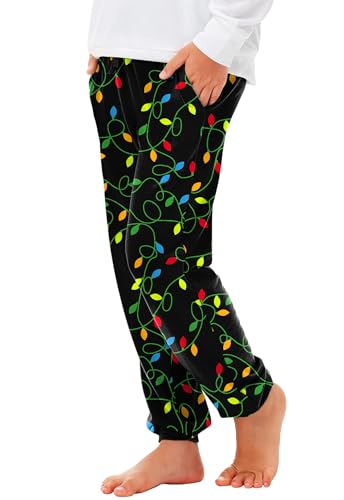 Image of Deerose 4th of July Pants American Flag Drawstring Sweatpants with Pockets 5-14 Years