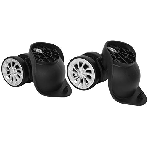 Roda de reposição de bagagem ecologicamente correta, acessório de bagagem preto, estojo para mala de