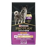 Purina Pro Plan AdvantEDGE Senior Support Plus Shredded Blend Chicken and Rice Formula Dry Dog Food - 3.5 lb. Bag