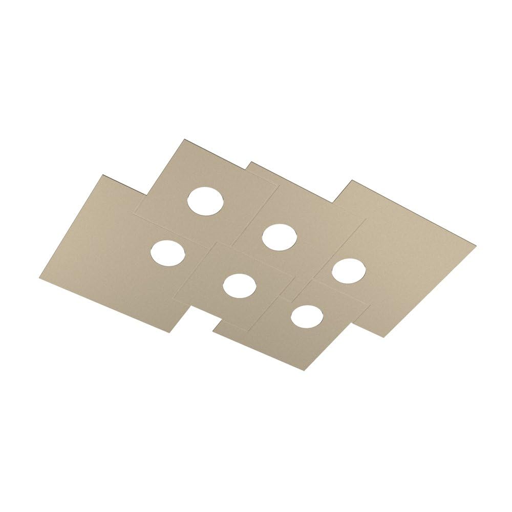 Plafón LED Moderno diseño Original Color Arena Alta luminosidad 1129/PL6 r-sa