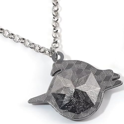 retsamradassaT Love Game and Deepspace Sylus Crow Cosplay Necklace Pendant Charm Red Gem Jewelry Accessory3