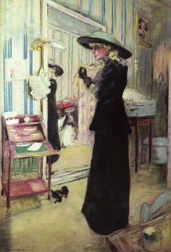 Imagen cuadro lienzo de Edouard Vuillard Charlotte Lyses pintura reproducción famosa 60x90