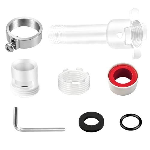 Tub Spout Adapter,Shower Adapter for Tub Faucet,Fits 1/2'' Copper Pipe,1/2'' IPS and 3/4'' IPS,Includes Tub Spout Diverter Repair Kit with Assembly Tool