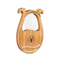 Amazon.co.jp: ZUOMU 16 ストリング マホガニー リラ ハープ 16