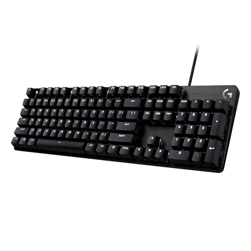 Logitech G413 SE Mechanisch Gaming Toetsenbord Full-Size, PBT Toetsen, Tactiele Schakelaars, USB Bedraad, Wit LED