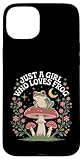 Frog Lover Just a Girl Who Loves Frogs Women Girls Kids Case for iPhone 15 Plus