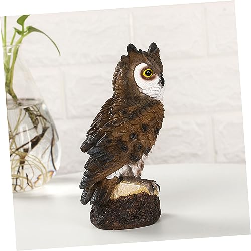 Statue d'oiseau pour jardin et restaurant en résine fine 2 pièces - 6
