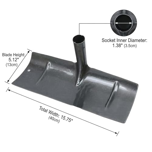 Pelle à fumier en métal pour nettoyer une grange rapidement - 5