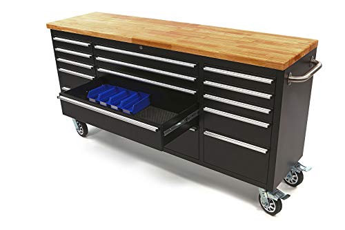 Werkstattwagen 182cm Schwarz – Bild 4