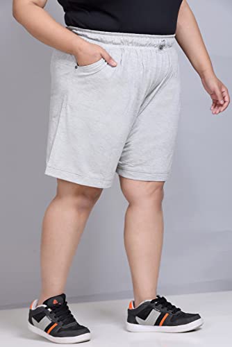 Image of CUPID Plain Comfortable Plus Size Barmunda /Shorts for Sports, Yoga, Daily Use Gym, Night Wear, Casual Wear for Girls