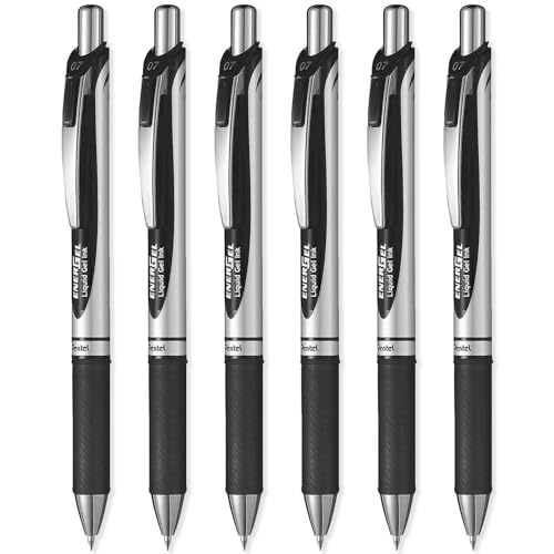 Pentel EnerGel XM BL77 - Bolígrafo de tinta gel líquida retráctil 0.7mm pack 6 miniatura 2