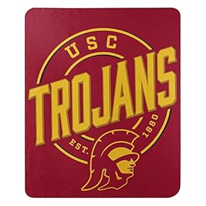 Northwest NCAA USC Trojans Unisex-Adult Fleece Throw Blanket, 50″ x 60″, Campaign