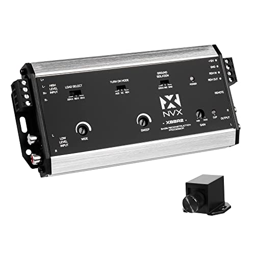 NVX XBBR2 X-Series 2-Channel Bass Restoration Processor and Line Output Converter with Impedance Matching and Remote Level Control
