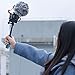 V2 Housing Case Vlogging Frame with Microphone Cold Shoe Mount Compatible for GoPro Hero 7 6 5 Mic Audio Adapter Action Camera Accessories