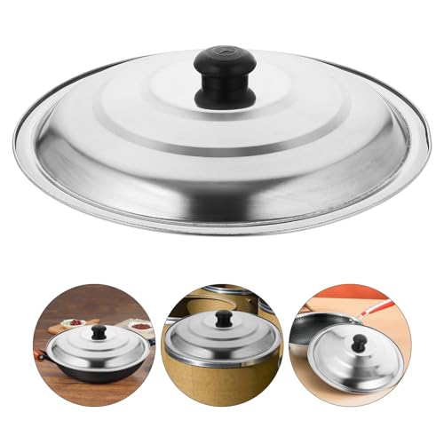Luxshiny tampa de panela de aço inoxidável tampa da frigideira tampas de metal para panela tampas de