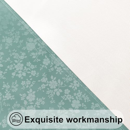 Image of Smiry Waterproof Heavy Duty Vinyl Fitted Tablecloth for 45 inch-56 inch Round Table