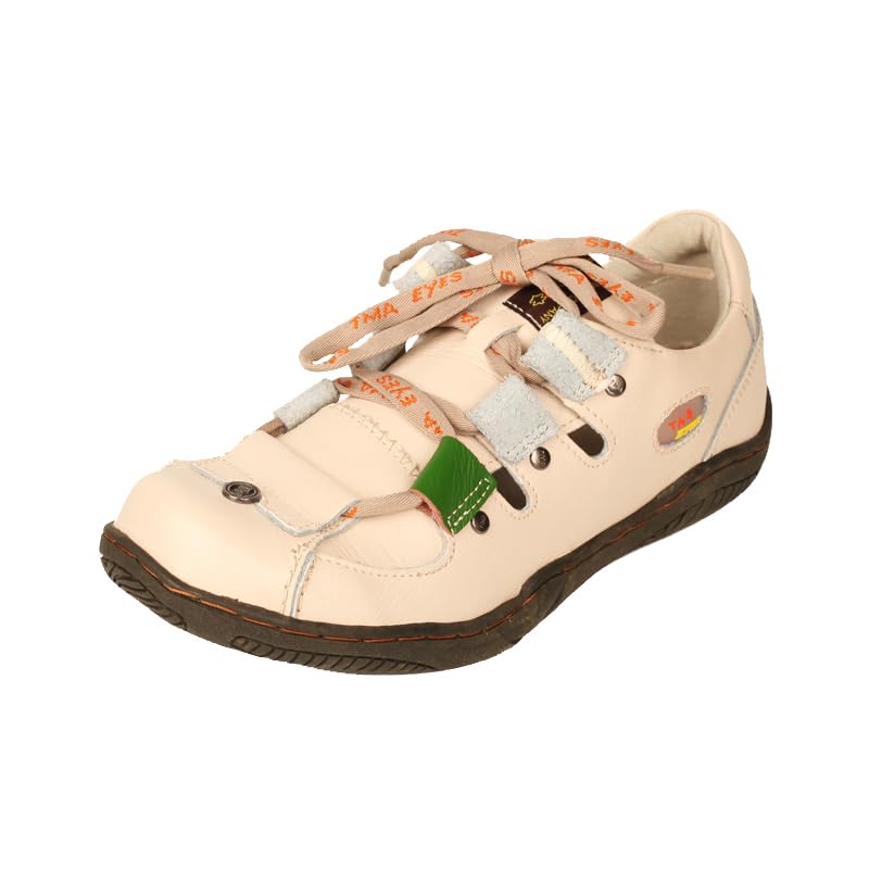 TMA EYES Women's Leather Breathable Plus Size Shoes Casual Pigskin Outdoor Walking Shoes with Insides