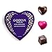 Godiva Goldmark Heart Chocolate Box, Dark Chocolates with Ganache, Elegant Valentine’s Day Gift Tin, 14 Pc
