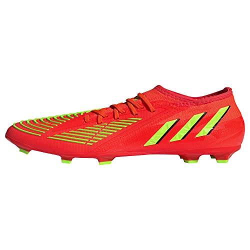 adidas Predator Edge.1 FG Junior Firm Ground Soccer Cleat- Solar Red/Solar Green/Core Black