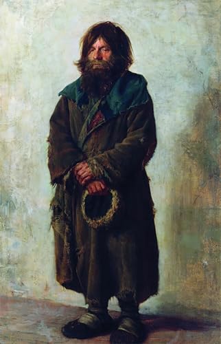 Affiche toile portrait Paysan de Yaroshenko pour votre decoración mural