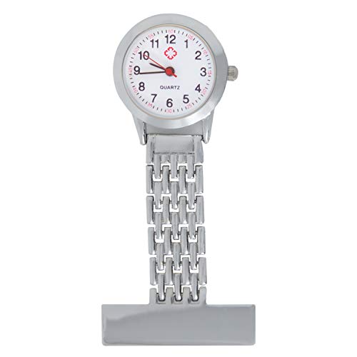 TRIXES Orologio da infermiera in acciaio inox, al