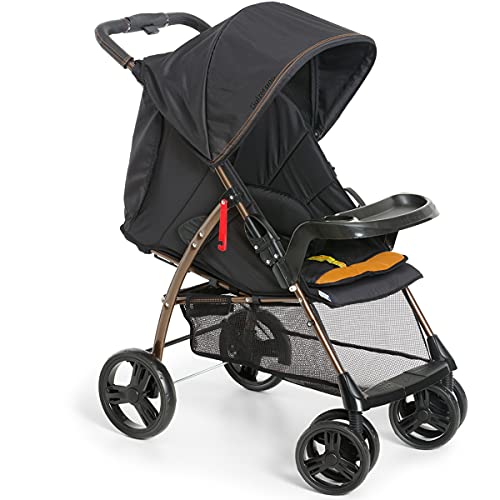 Carrinho de Bebe Passeio Galzerano San Remo Preto Cobre