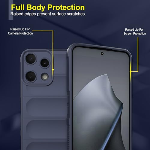 Image of Zapcase Back Case Cover for Nothing Phone 3a Lite | Compatible for Nothing Phone 3a Lite Back Cover | Liquid Silicon Magic Case with Camera Protection | Sapphire