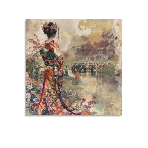 ߘa̕G a G ] | q   |X^[ (121) N[ ǃA[g LoX pl ItBX Ԃ牺 ŉ Mtg20x20inch(50x50cm)