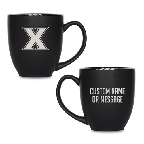 Image of Rico Industries NCAA Primary 15-Oz Personalized Matte Black Bistro Mug - for Hot or Cold Drinks