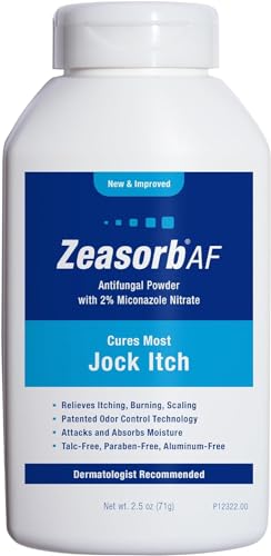 Zeasorb Super Absorbent Antifungal Treatment Powder for Jock Itch 2.5 oz by Zeasorb-Af
