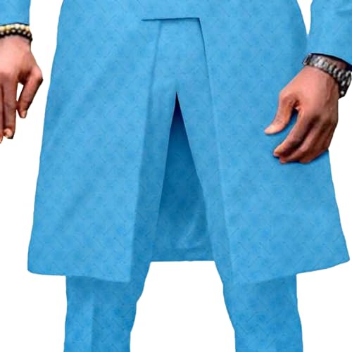 Mens African 2 Piece Set Dashiki Suit African Suits Single Breasted Blazer Dashiki Outfits African Clothes2