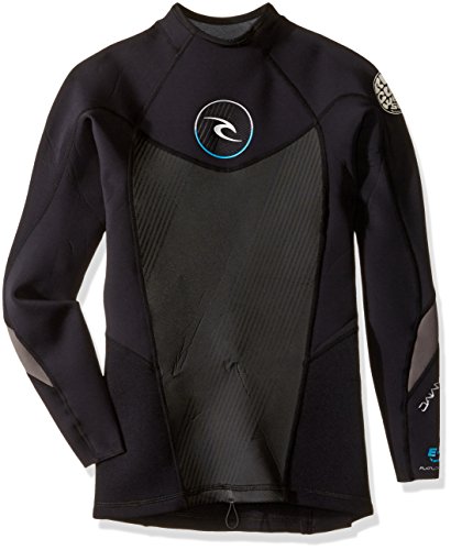 Rip Curl Dawn Patrol Long Sleeve Wetsuit Jacket, X-Small, Black