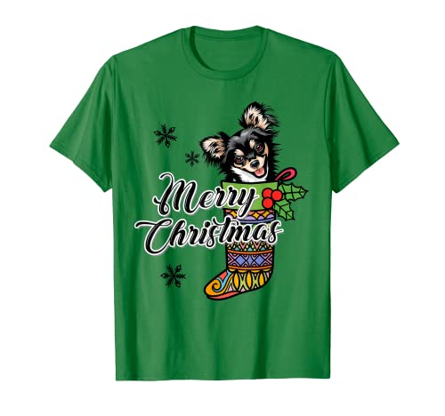 Funny Xmas Gift for Dog lover Merry Christmas Chihuahua T-Shirt