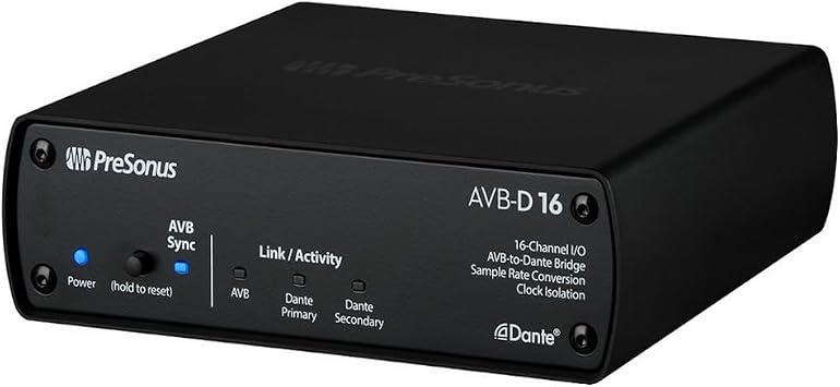 PreSonus AVB-D16 16x16 AVB-to-Dante Bridge