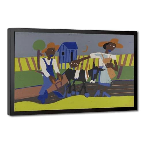 Sowing by William H. Johnson Impression sur toile avec cadre à suspendre